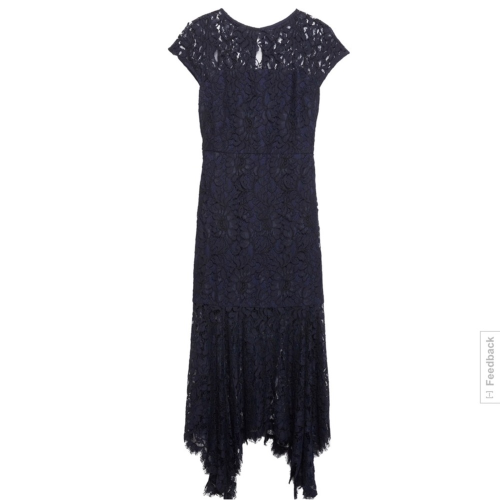 Banana Republic Lace Trumpet Midi Dress